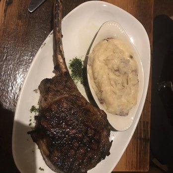 Broken Bit Steakhouse - This is the Tomahawk Ribeye. We split it among three people; it was huge, but prepared perfectly. Bring your appetite or friends to share. - Steakhouses Near Me - Quartz Hill, California Broken Bit Steakhouse - This is the Tomahawk Ribeye. We split it among three people; it was huge, but prepared perfectly. Bring your appetite or friends to share. - Steakhouses Near Me - Quartz Hill, California