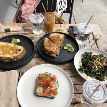 Mediterra Cafe - Mushroom sandwich, eggplant sandwich, beet and goat cheese salad and salmon roe toast. - Cafes Near Me - Pittsburgh, Pennsylvania Mediterra Cafe - Mushroom sandwich, eggplant sandwich, beet and goat cheese salad and salmon roe toast. - Cafes Near Me - Pittsburgh, Pennsylvania