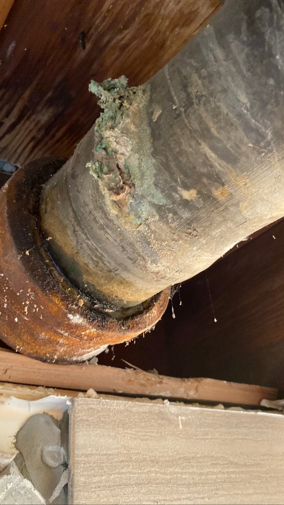 Slide of The in and out plumbing guy