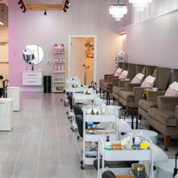 Pure Polish Nail Studio - Pedicures with non-jetted, porcelain bowls.