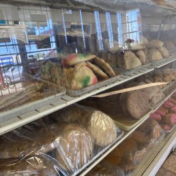 a variety of baked goods