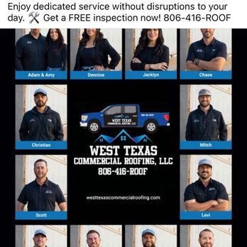 West Texas Commercial Roofing - They offer FREE roof inspections for peace of mind! - Roofing Near Me - Lubbock, Texas West Texas Commercial Roofing - They offer FREE roof inspections for peace of mind! - Roofing Near Me - Lubbock, Texas