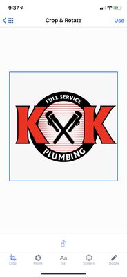 K & K Plumbing Logo