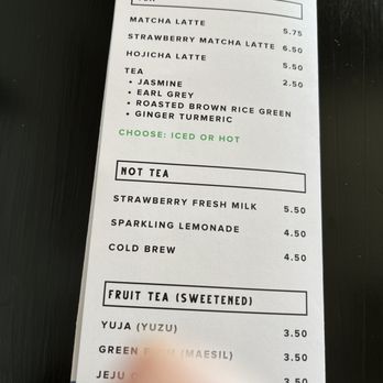 True Kimchi - a menu for a japanese restaurant - Korean Near Me - Fort Wayne, Indiana