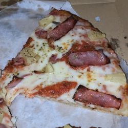 Large Pizza with 2 Toppings  Special: Pineapple and Ham w oregano