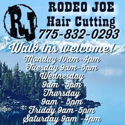 Jo Knox's Hair Design - Our schedule! We always welcome walk-ins!!!