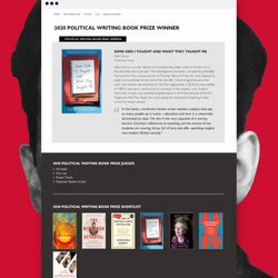 Doublesided - Manage and display political writing entries for the Orwell Prize  Case study: https://doublesided.agency/work/the-orwell-prize/