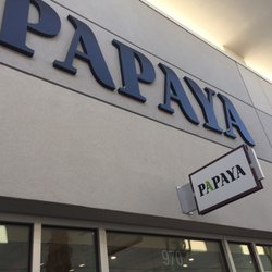 Papaya Clothing - Sign outside
