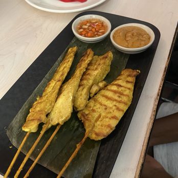 Hug Baan Thai - A7. Chicken Satay - Thai Near Me - Sterling Heights, Michigan