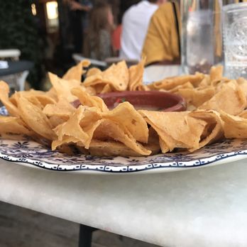 The Fed - I could barely find the ceviche in my plate of chips. - New American Near Me - Clarkston, Michigan