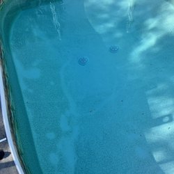 Absolute Pool Solution - Pool liner completely destroyed and bleached permanently after they used stain remover from Amazon they never tested before!