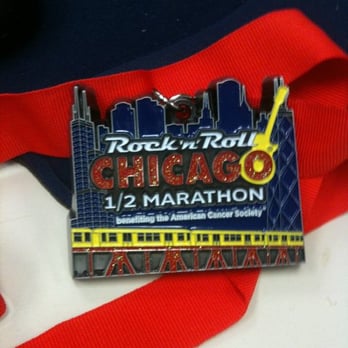 Rock 'n' Roll Chicago Half Marathon - 8.14.2011 Medal - Races & Competitions Near Me Rock 'n' Roll Chicago Half Marathon - 8.14.2011 Medal - Races & Competitions Near Me