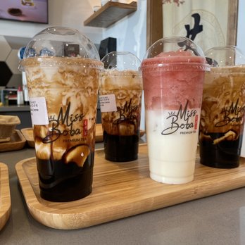 MissBoba - Signature Brown sugar boba Creme brûlée & Strawberry slush!! - Bubble Tea Near Me - Kent, Washington MissBoba - Signature Brown sugar boba Creme brûlée & Strawberry slush!! - Bubble Tea Near Me - Kent, Washington