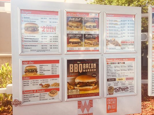 Menu photo 3 Whataburger Jacksonville, FL