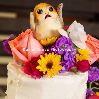 Lasting Impressions by Design - Our cake topped with a custom Porg #starwarswedding - Wedding Planning Near Me - San Antonio, Texas Lasting Impressions by Design - Our cake topped with a custom Porg #starwarswedding - Wedding Planning Near Me - San Antonio, Texas