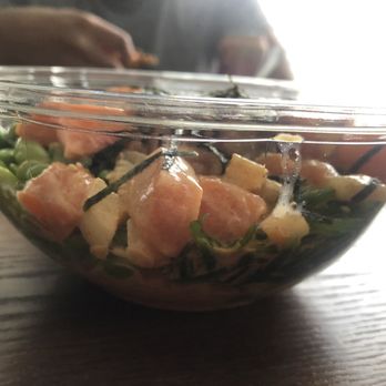 Waikiki Poke - Create Your Own 24 oz. Medium Bowl Salmon poke side view - Poke Near Me - Broomfield, Colorado
