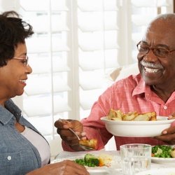 Health Care Nutritional Service - My aunt's husband feeding her