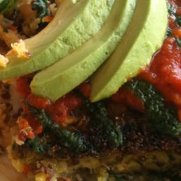 Pan Seared Quinoa Cake