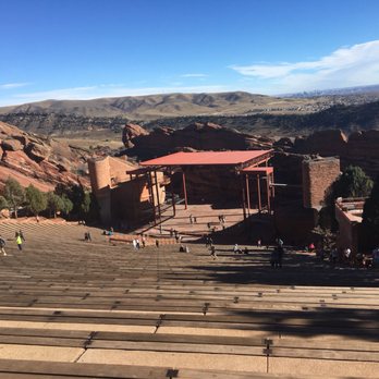 Red Rocks Amphitheatre - View of the stage at daytime - Music Venues Near Me - Morrison, Colorado Red Rocks Amphitheatre - View of the stage at daytime - Music Venues Near Me - Morrison, Colorado
