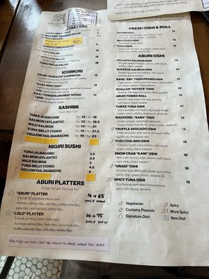 Menu photo 1 The Green Leaf Sushi North Vancouver, BC