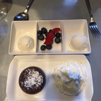 83 1/2 - Chocolate lava cake with a side of vanilla gelato - Italian Near Me - New York, New York
