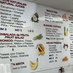 Tacos Estilo D.F - Juice bar, raspados etc