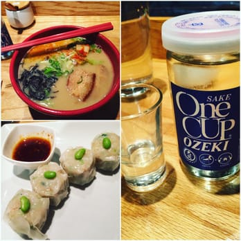 Ten-Ichi Ramen - Miso Charshu Ramen, crab shumai and sake. - Ramen Near Me - Brooklyn, New York Ten-Ichi Ramen - Miso Charshu Ramen, crab shumai and sake. - Ramen Near Me - Brooklyn, New York