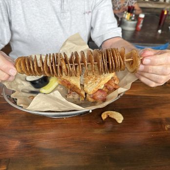RelicRoad Brewing - Turkey club with house made chips - Breweries Near Me - Winslow, Arizona