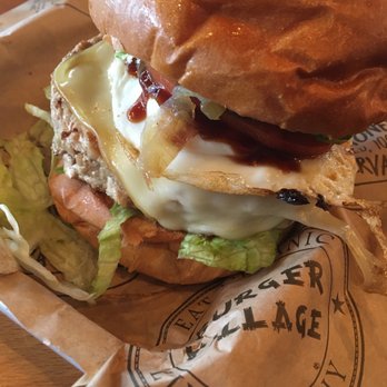 Burger Village - Village Turkey Burger - Burgers Near Me - Brooklyn, New York