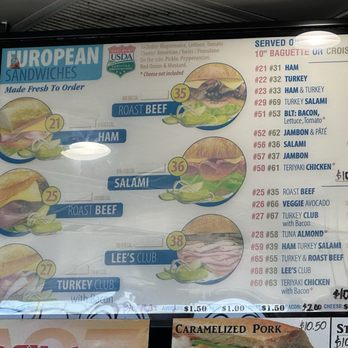 Lee's Sandwiches - Menu IG: @ammysalamii - Vietnamese Near Me - LakeBalboa, California Lee's Sandwiches - Menu IG: @ammysalamii - Vietnamese Near Me - LakeBalboa, California
