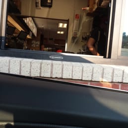 In line at the drive thru. . .