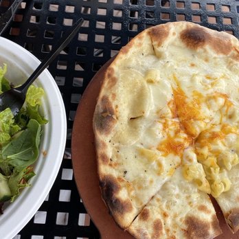 Puccini Restaurant - Penne n cheese pizza and house salad - Pizza Near Me - Cumberland, Maryland