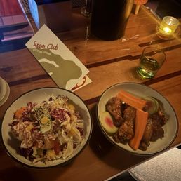 salad & wings salad & wings