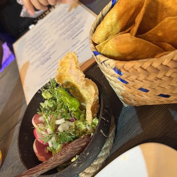 Arre Sinaloa - Guacamole was best I have ever had in a restaurant! The watermelon radish as a garnish was spot on! The chicharron  was crunchy and delish! - Mexican Near Me - Union City, New Jersey