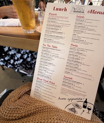 Menu photo 1 264 Fresco Carlsbad, CA