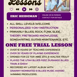 Eric Heideman Guitar Lessons