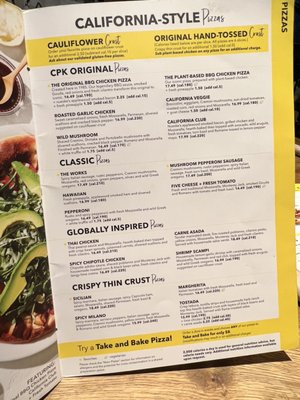 Menu photo 4 California Pizza Kitchen Las Vegas, NV Menu photo 4 California Pizza Kitchen Las Vegas, NV