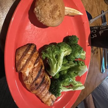 Outta The Way Cafe - Grilled Salmon Dinner - American Near Me - Derwood, Maryland