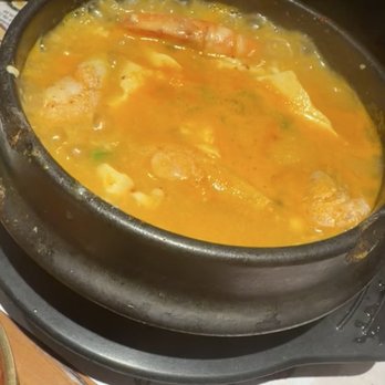Young Dong Tofu House - T3. Seafood Tofu Soup - mild spicy - Korean Near Me - San Gabriel, California Young Dong Tofu House - T3. Seafood Tofu Soup - mild spicy - Korean Near Me - San Gabriel, California