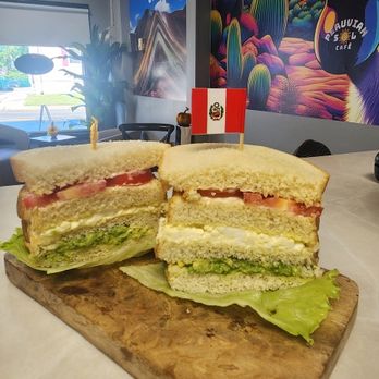 Peruvian Sol Cafe - Triple Threat! AVOCADO, EGG SALAD, &TOMATOES - Peruvian Near Me - Keansburg, New Jersey Peruvian Sol Cafe - Triple Threat! AVOCADO, EGG SALAD, &TOMATOES - Peruvian Near Me - Keansburg, New Jersey