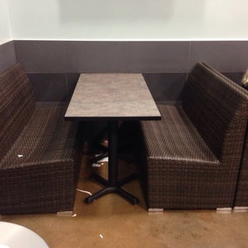 Sonic Drive-In - Sunken in seats and spilled drink with trash all over. When is someone going to clean this up? - Burgers Near Me - San Diego, California