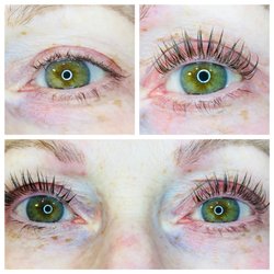 The Lash Studio - Lash Lift before and after