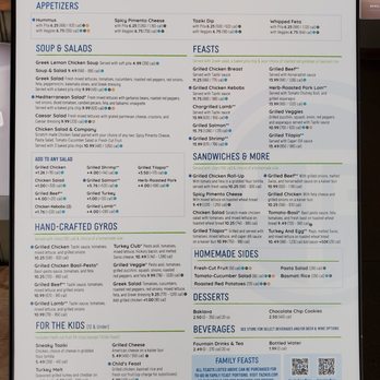Taziki's Mediterranean Cafe - Plano - Menu - Mediterranean Near Me - Plano, Texas