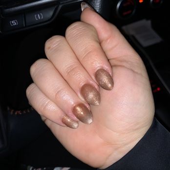 Elite Nail - Gel cat eye manicure with nail extensions - Nail Salons Near Me - Santa Clara, California Elite Nail - Gel cat eye manicure with nail extensions - Nail Salons Near Me - Santa Clara, California