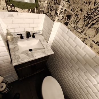 Service Bar - Typical DC bathroom - Cocktail Bars Near Me - Washington, DC, District of Columbia