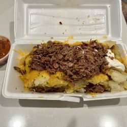 Fritze's BBQ & Catering - Bud's Spuds - Stuffed with Chopped Beef