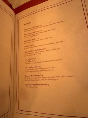 Menu photo 5 Bourbon House New Orleans, LA Menu photo 5 Bourbon House New Orleans, LA