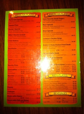 Menu photo 4 Fernandez Restaurant San Angelo, TX