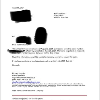 Curt Myers - State Farm Insurance Agent - It's amazing how fast there able to send me this but I never received a cancellation letter as they stated that was sent in February. - Insurance Near Me - Cocoa, Florida Curt Myers - State Farm Insurance Agent - It's amazing how fast there able to send me this but I never received a cancellation letter as they stated that was sent in February. - Insurance Near Me - Cocoa, Florida