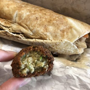 Zankou Chicken - Tri - tip Shawerma Wrap and falafel - Mediterranean Near Me - Anaheim, California